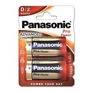 Levně Baterie Panasonic D ProPower Gold 1,5V 2ks