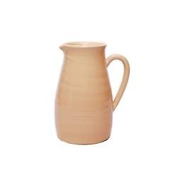 Levně Váza džbán keramika lososová 34cm