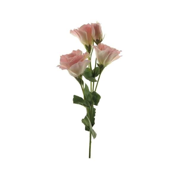 Levně Eustoma ALARA řezaná umělá růžová 53cm