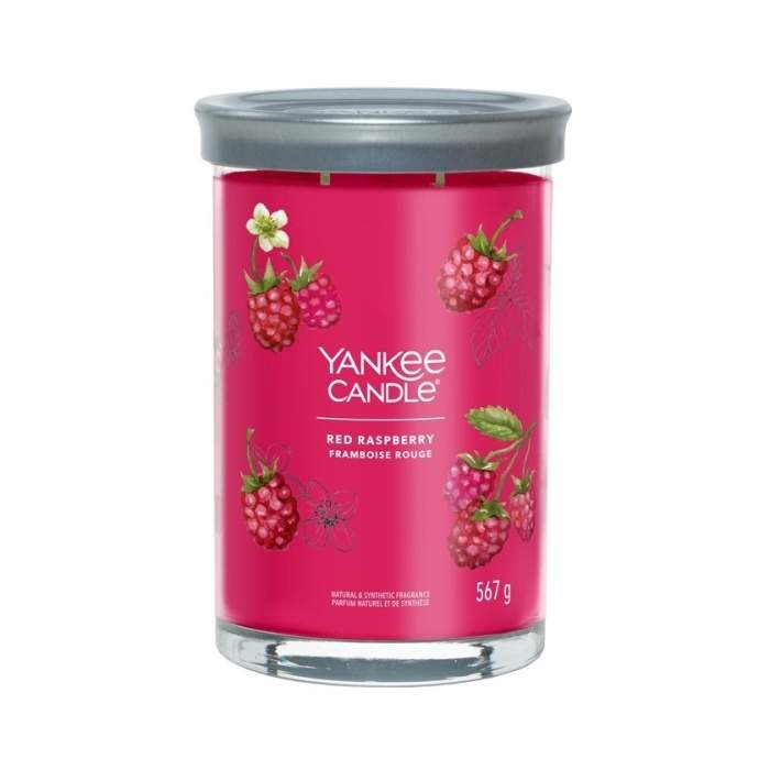 Svíčka YANKEE CANDLE Signature Tumbler 567g Red Raspberry