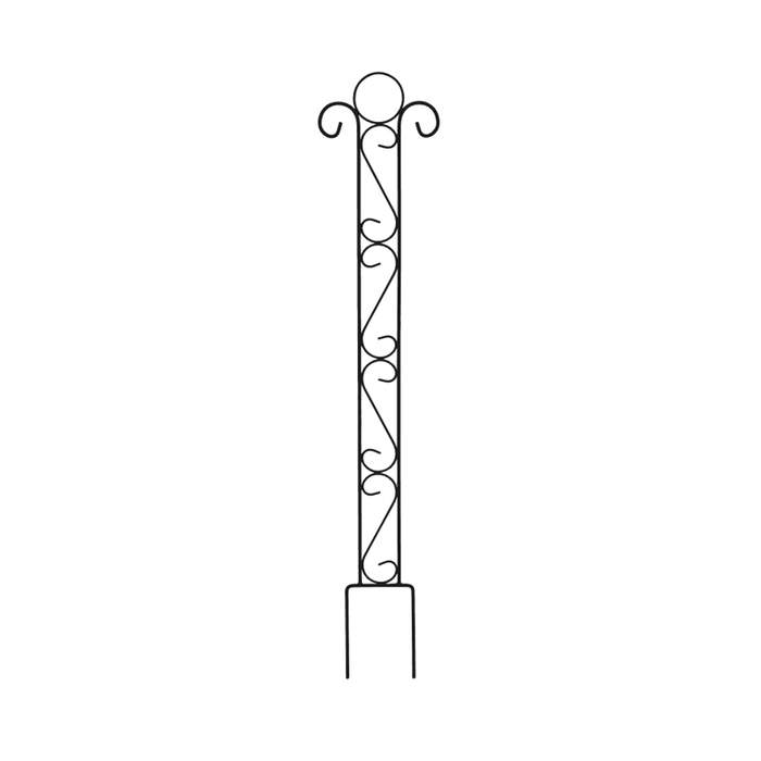 Levně Zápich na lucernu/závěsný květináč MURA kovový černý 155cm